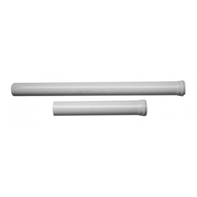 Труба - удлинитель 80 мм, длина 1000 мм эмалированная сталь