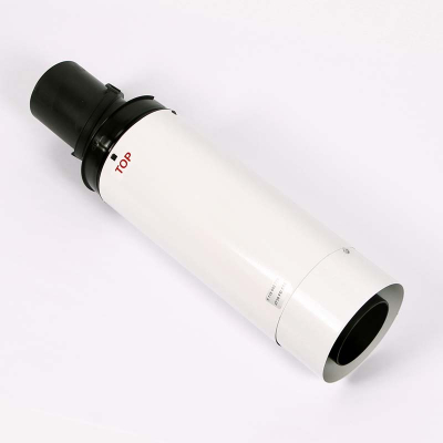 Горизонтальная коаксиальная труба с защитой от ветра AZB 600/3