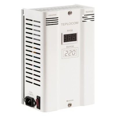 Стабилизатор сетевого напряжения инверторный TEPLOCOM ST-400 INVERTOR, 400 ВА