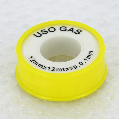 Фум-лента для газа и жидкостей 0,1 мм х 12 мм х 12 м