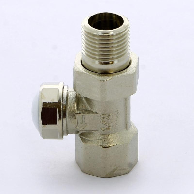 Клапан / вентиль ручной НВ 1/2, прямой, обратный, с разъемным соединением под стальные трубы