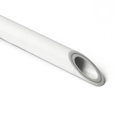 Труба полипропиленовая DUO PN25, 20 х 3.4 с алюминиевым слоем белая штанга 4 м