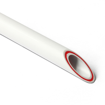 Труба полипропиленовая PP-R RUBIS SDR 7.4 50 х 6.9 со стекловолокном белая штанга 4 м