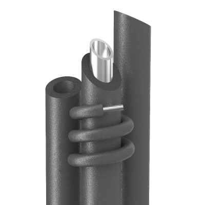 Трубка теплоизоляционная ENERGOFLEX SUPER Серая 110 / 20 2 м полиэтиленовая пена с клеевым стыком