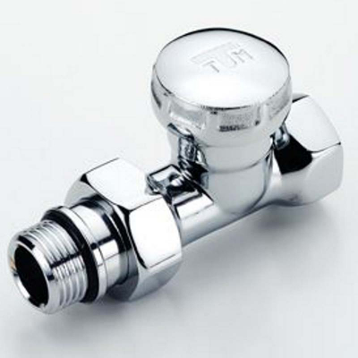 Клапан / вентиль ручной НВ 1/2 прямой обратный с разъемным соединением под стальные трубы, 3335C