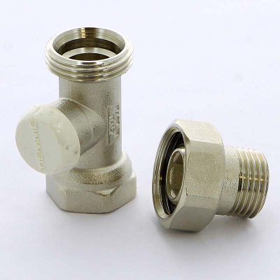Клапан / вентиль ручной EXCEL НВ 1/2 прямой, обратный с разъемным соединением под стальные трубы, 3235