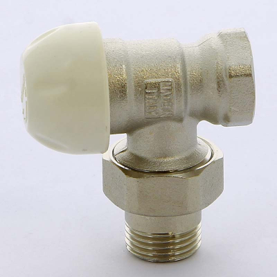 Клапан / вентиль ручной НВ 1/2 обратный угловой с разъемным соединением под стальные трубы, 3336