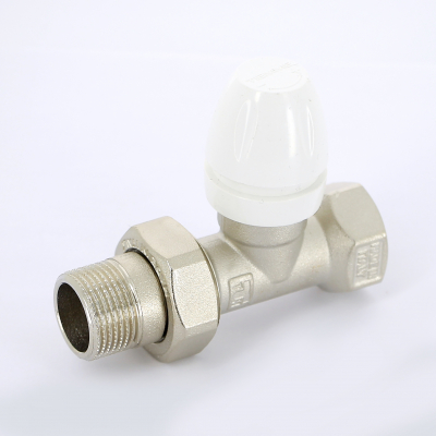 Клапан / вентиль термостатический НВ 3/4 подающий прямой с разъемным соединением под стальные трубы