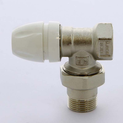 Клапан / вентиль термостатический НВ 3/4 подающий угловой с разъемным соединением под стальные трубы