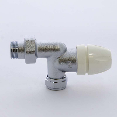 Клапан / вентиль термостатический обжим- Н 15 x 1/2 подающий угловой со сгоном, для медных труб