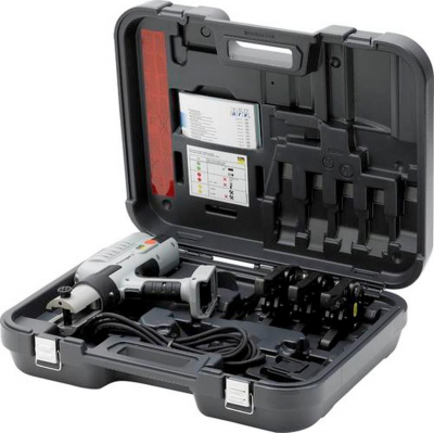 Пресс-инструмент Press Gun 5 , c насадками 15-22-28,  220 В, в чемодане