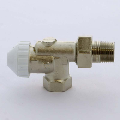 Клапан / вентиль термостатический НВ 1/2 подающий угловой с регулировкой TVE-S