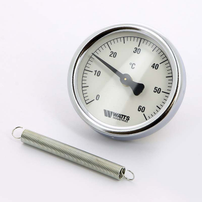 Термометр накладной F+R810 TCM 63 (60С) с пружиной