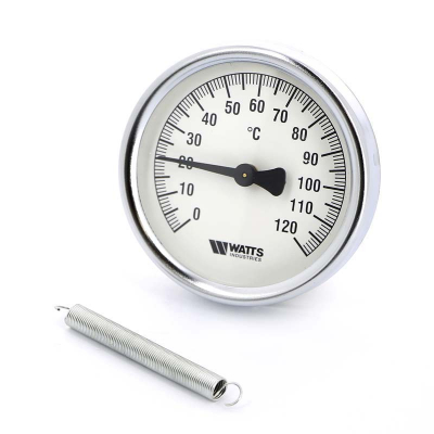 Термометр накладной F+R810 TCM 80 (120С) с пружиной
