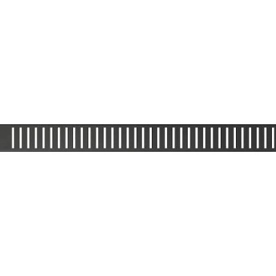 Решетка для душевого лотка PURE BLACK, 1050 мм, нержавеющая сталь черный матовый