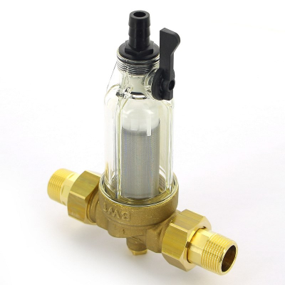 Фильтр промывной Protector mini 3/4 100 мкм для холодной воды пластиковая колба