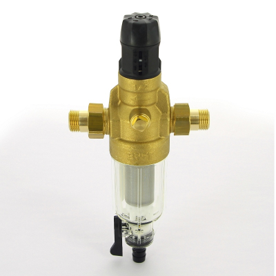 Фильтр промывной Protector mini HWS 1/2 100 мкм для холодной воды пластиковая колба