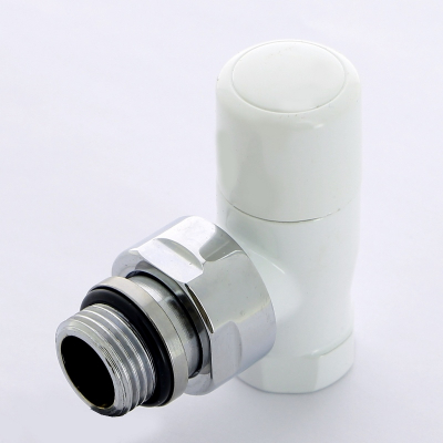 Клапан / вентиль ручной НВ 1/2 New-Smart угловой, белый