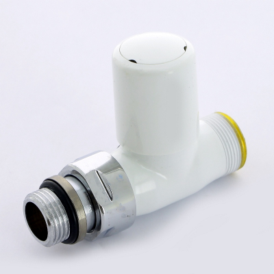 Клапан / вентиль ручной НН 1/2 x M24 x 19 New-Smart, прямой, подающий, белый