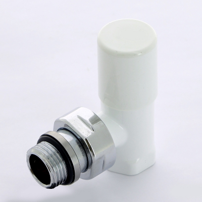 Клапан / вентиль ручной НВ 1/2 Compact угловой, подающий, белый