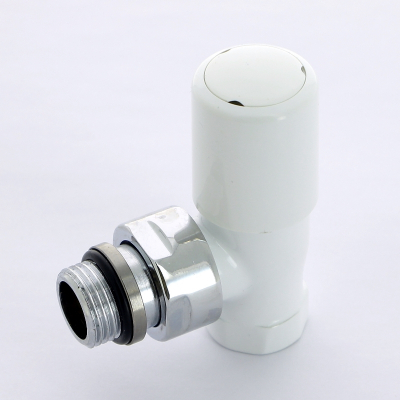 Клапан / вентиль ручной НВ 1/2 New-Smart угловой, подающий, белый