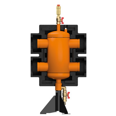Гидравлическая стрелка BigFixLock (MeiFlow L) HZW 100/6, DN 100, 700 кВт, расход 30 м3/ч