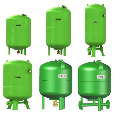Гидроаккумулятор 25 л для питьевого водоснабжения зеленый Refix DD 25
