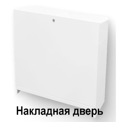 Шкаф наружный с накладной дверцей 1300 x 180 x 650 мм ШРН-7 на Г+18/21 выходов