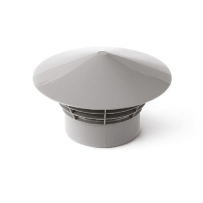 Зонт канализационный вентиляционный (дефлектор) Polytron Comfort 110  полипропилен серый