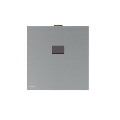 Кнопка смыва Alcaplast: ИК, для писсуара, металл, 6 B (подключение к аккумулятору)