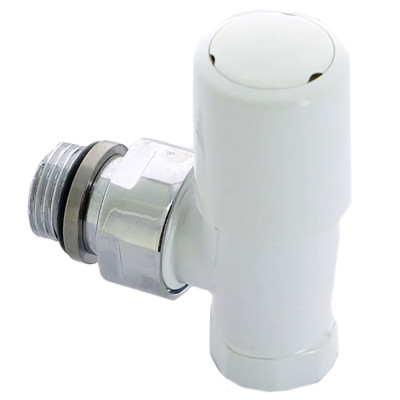 Клапан / вентиль ручной Н 1/2 x M24 x 19 угловой с разъемным соединением