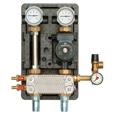 Насосная группа MEIFLOW S UK Поколение 8 1.0 с теплообменником 30 пластин без насоса