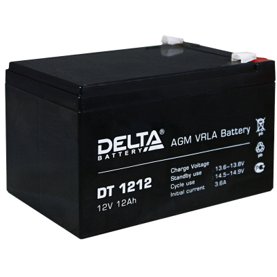 Аккумуляторная батарея Delta DT 1212 12 А*ч 12 В