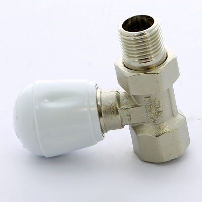 Клапан / вентиль ручной НВ 1/2, прямой, с разъемным соединением под стальные трубы