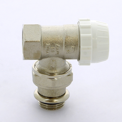 Клапан / вентиль термостатический НВ 1/2, подающий, угловой, с разъемным соединением