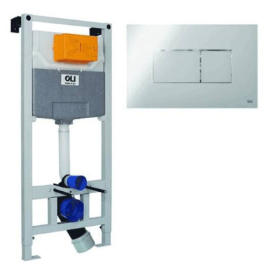 Модуль OLI 120 ECO Sanitarblock пневматика для подвесного унитаза, с креплением
