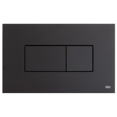 Кнопка смыва KARISMA 641015 пневматическая, пластик, черный soft-touch