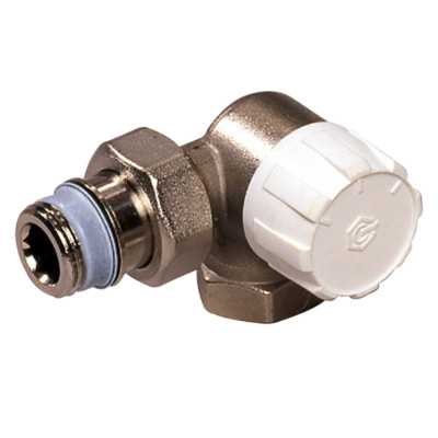 Клапан / вентиль термостатический с преднастройкой, DN15, НВ 1/2 трехосевой правый
