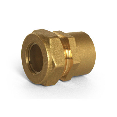 Муфта обжимная латунная В 1.1/2 x 40