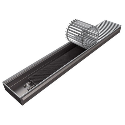 Конвектор Бриз 260х100х3200 F (8 Ал 12 втулки черные) RAL 9005
