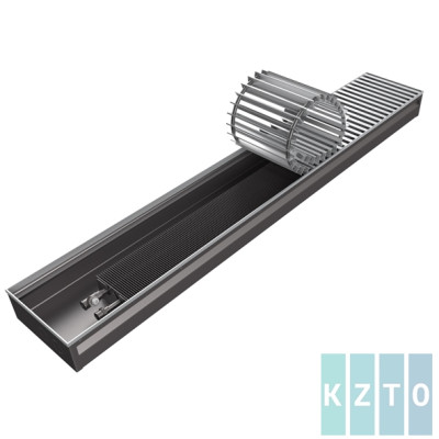 Конвектор Бриз 380х100х1200 U (8 Ал 12 втулки черные)