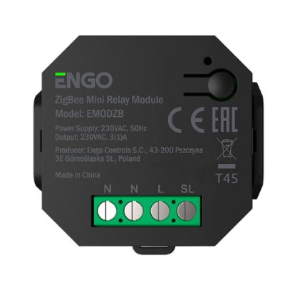 Реле ENGO беспроводное ZigBee, встроенный репитер, 230В