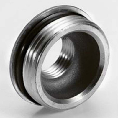 Переходник латунный НВ 3/4 x 1/2 O-ring никелированный