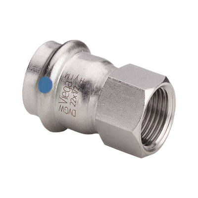 Муфта пресс 22 x В 1/2 нержавеющая сталь Sanpress Inox Labs Free
