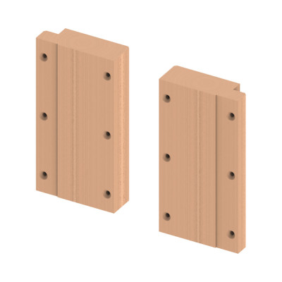 Комплект деревянных пластин для крепления поручней для модуля 9300009