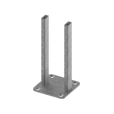 Кронштейн двойной для тонких перегородок