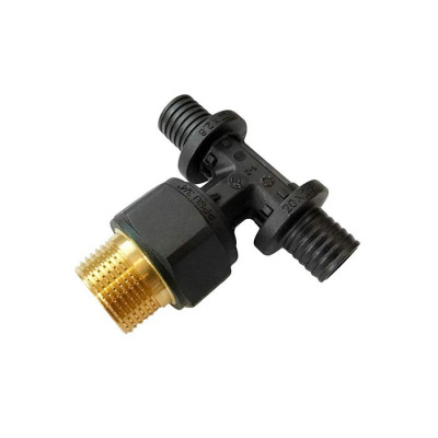 Тройник аксиальный PVDF Slide-fit Н 3/4 x 20