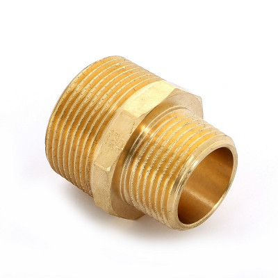 Ниппель резьбовой бронзовый НН 1/2 x 3/4 редукционный