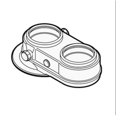 Переходник Bi-Flux c DN 60/100 на 2х80мм, De Dietrich DY868