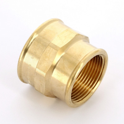 Муфта резьбовая бронзовая ВВ 1/2 x 3/8 редукционная